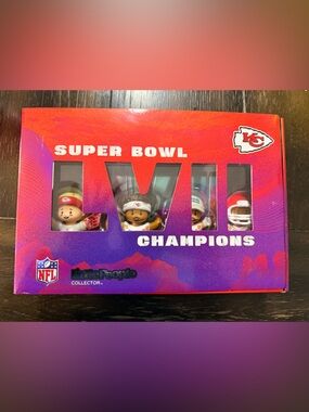 NFL Super Bowl LVII Champions Display Box - Red, Purple, White